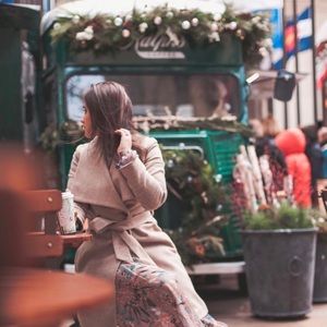 Wool Blend Camel Coat Size XS/S 36